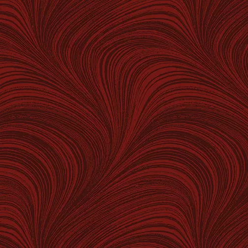 0296619B-Wave Texture Dark Red by Benartex