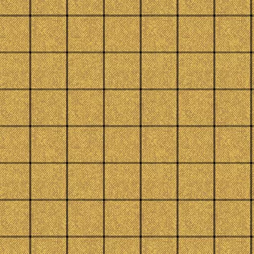 10358-31, A Wooly Autumn by Cheryl Haynes for Benartex, Wooly Window-Honey