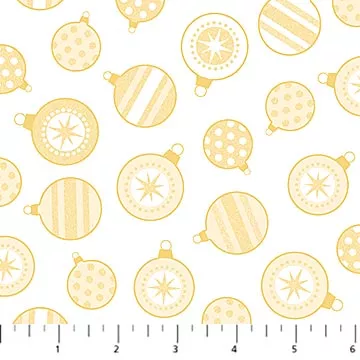 10569M-10 Golden Yule by Patrick Lose Christmas Gems Gold Metallic