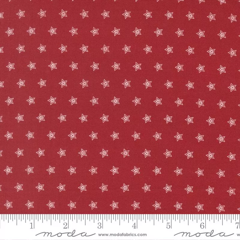 108" American Gather III Crimso 108036 12 Moda Basics #1
