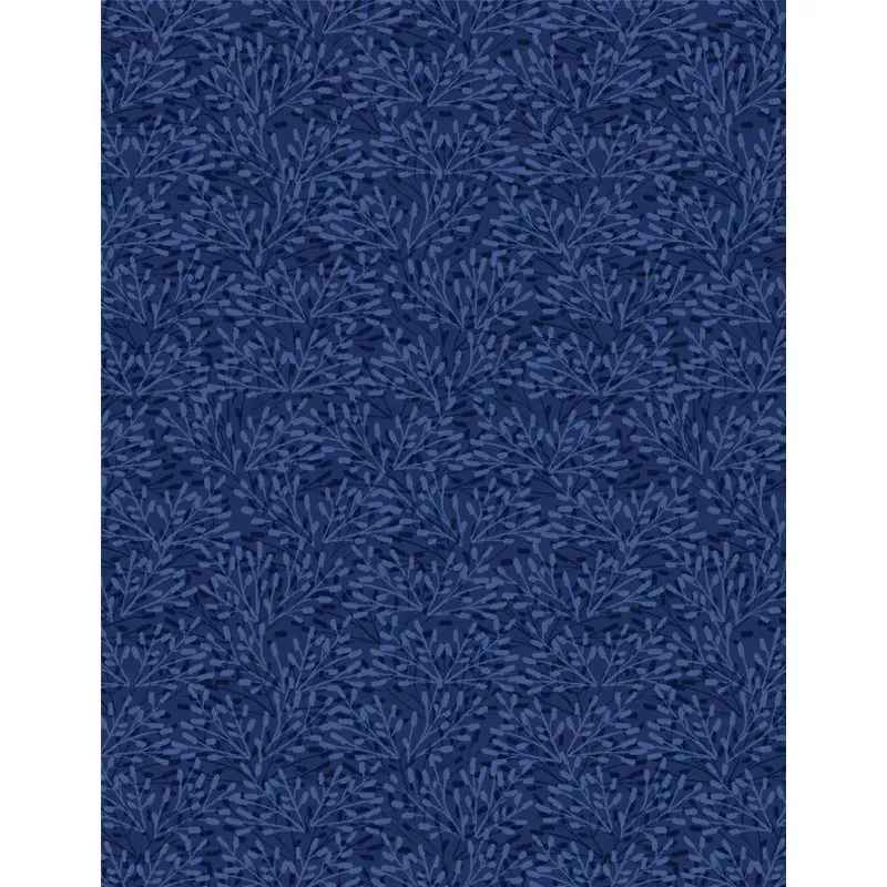 108" Wide Whimsy Blue Remnant 2 Yards 2 Inches