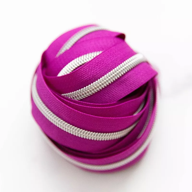 #5 Zipper 3yds Pulls NOT included - Plum Punch - Knot and Thread Designs