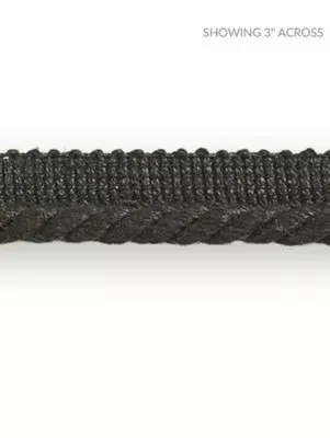 Anders Linen Cord Carbon SCC3080005 by Scalamandre Designer Trim