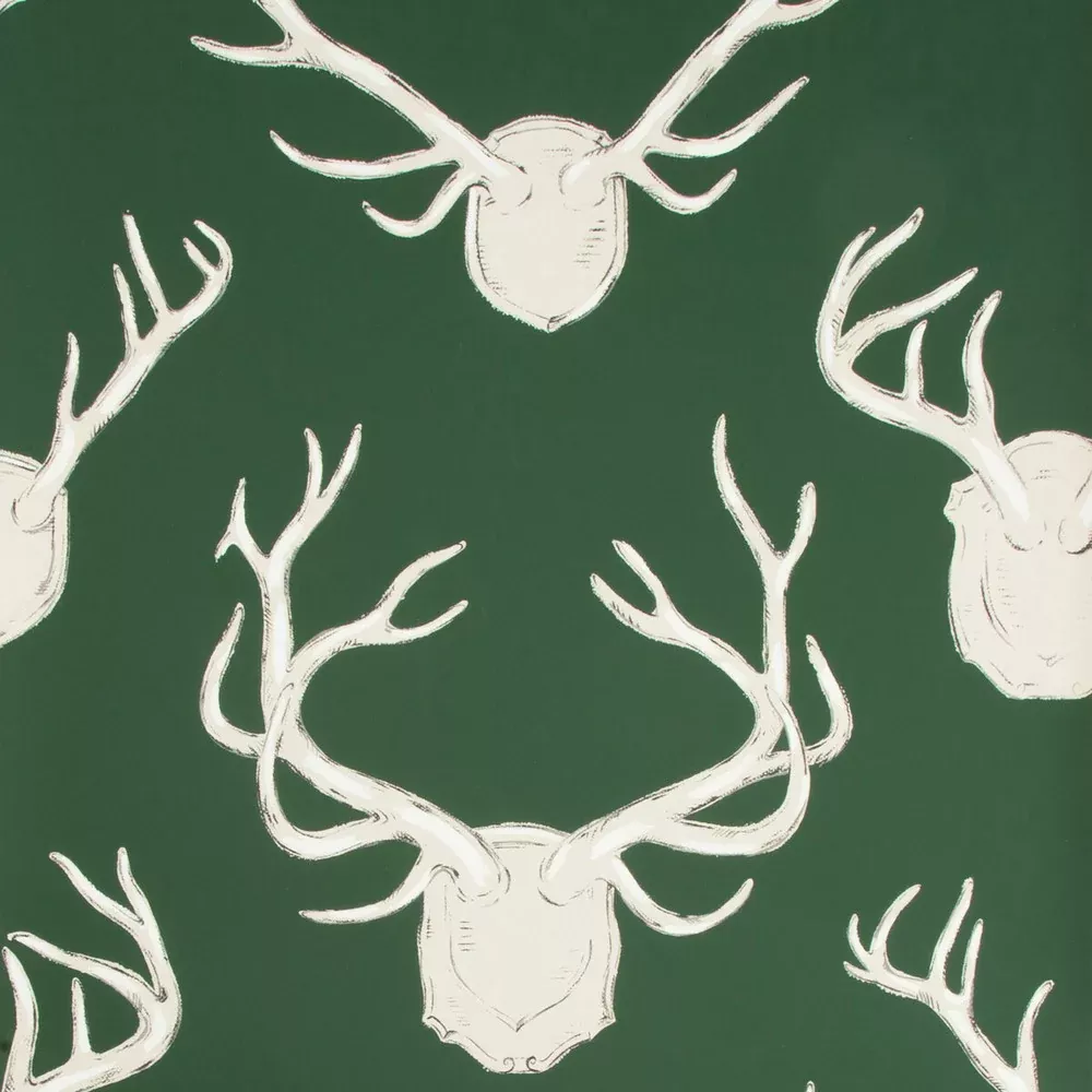 Antlers Paper Hunter by Lee Jofa Designer Wallcovering