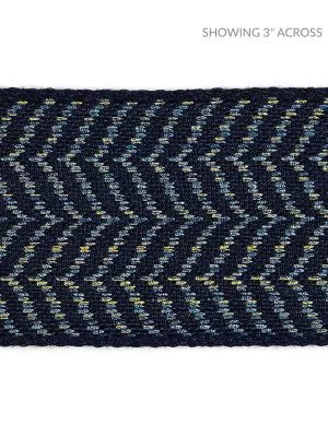 Artemis Tape Indigo SCT32940005 by Scalamandre Designer Trim