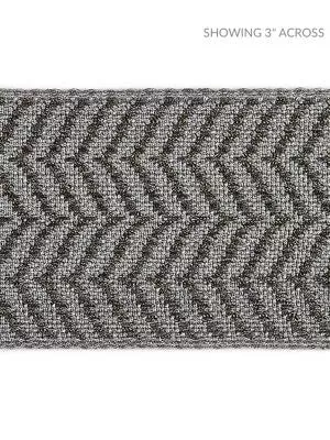 Artemis Tape Smoke SCT32940004 by Scalamandre Designer Trim