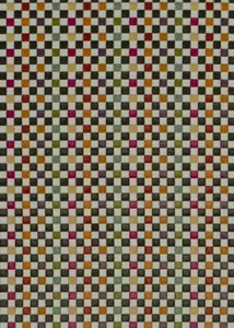 Clarendon Small Check Multi by G P & J Baker Fabric
