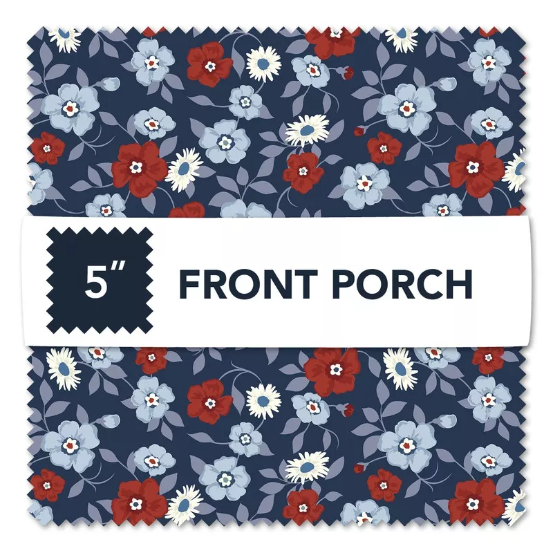 "FrontPorch" 5"X5" Squares by Allison Harris for Windham Fabrics