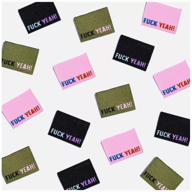 'fuck Yeah!' Woven Labels (6 pack)