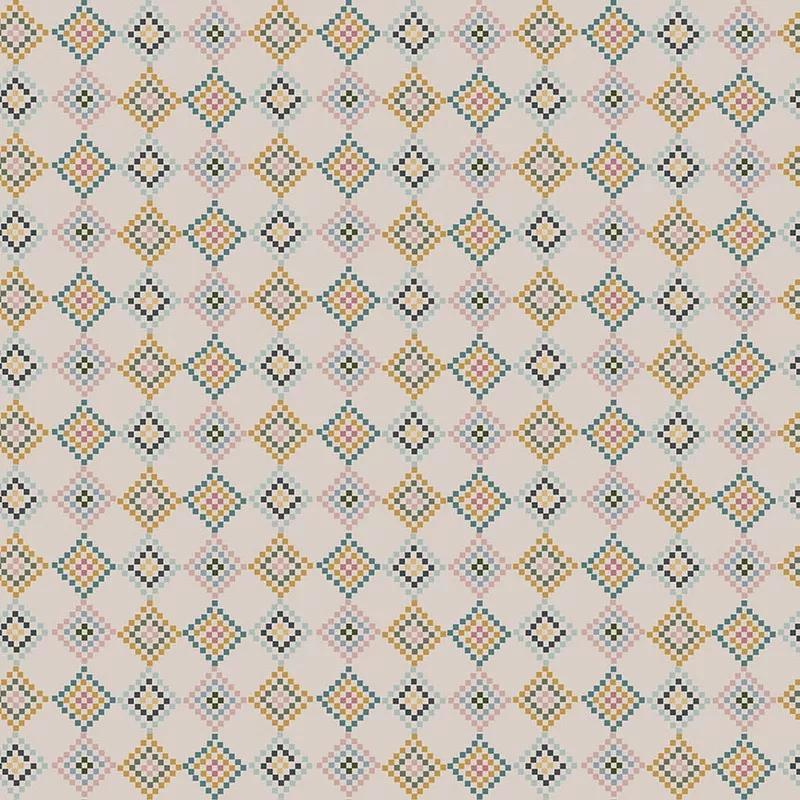 "Honey Locust"-Patchwork Linen by Amber Johnson for Riley Blake