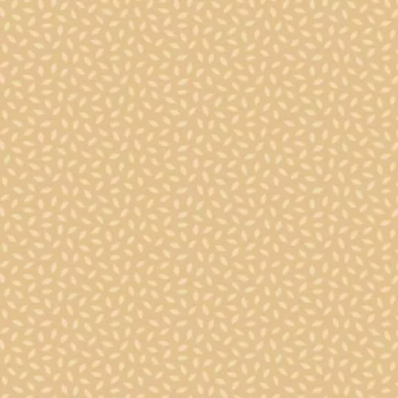 (R521848D GOLD) Love Letters Leaves Gold by Dawn Heese for Marcus Fabrics. Sold in 1/2 Yard Increments