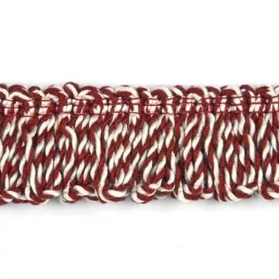 Rope Loop Fringe Red by Parkertex Designer Trim