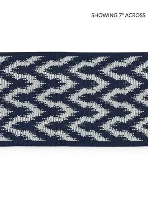 Seychelles Tape Indigo SCT33090005 by Scalamandre Designer Trim
