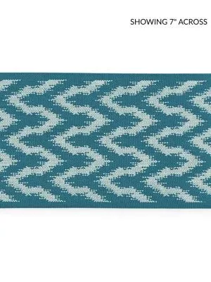 Seychelles Tape Turquoise SCT33090004 by Scalamandre Designer Trim