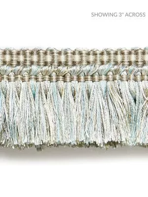 Shimmer Brush Fringe Mineral SCFC14950002 by Scalamandre Designer Trim