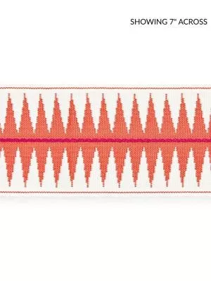 Soleil Tape Coral SCT33080002 by Scalamandre Designer Trim