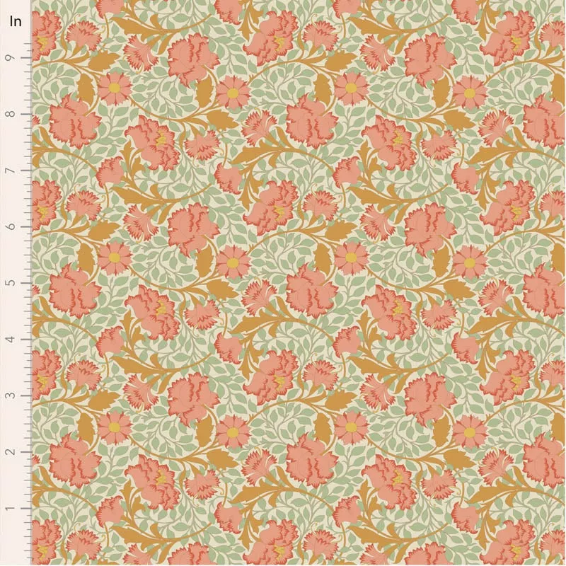"Songbird"- Floral Coral by Tone Finnanger for Tilda