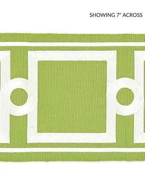 Square Link Embroidered Tape Pear SCT32870004 by Scalamandre Designer Trim