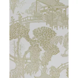 Zhou Jun Blanco/Beige by Gaston Y Daniela Wallcovering