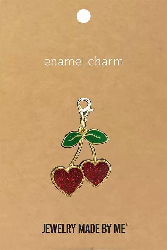 Zipper Charm Cherry Hearts AA30P25315 JMBM by Moda