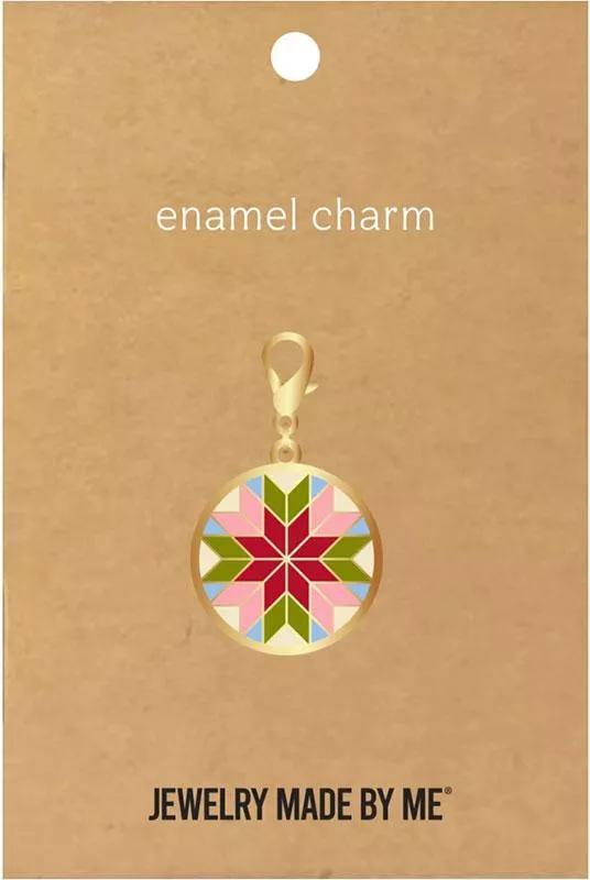 Zipper Charm Diamond Star Block AA3025817 JMBM