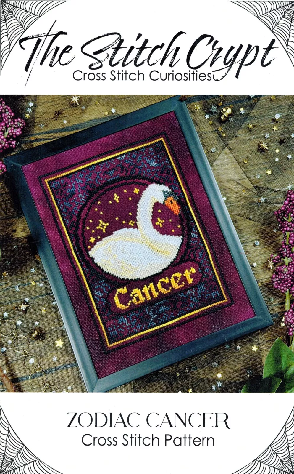 Zodiac Cancer chart - Stitch Crypt, The
