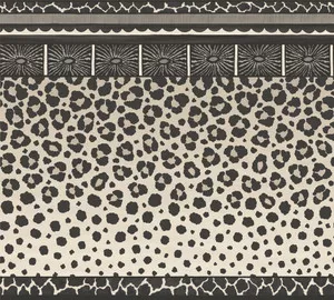 Zulu Border Black & White by Cole & Son Wallcovering